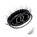 Lashify Curl 12mm Gossamer DIY Eyelash Extensiones Refill, Negro, Easy False Eyelashes for a Natural Look