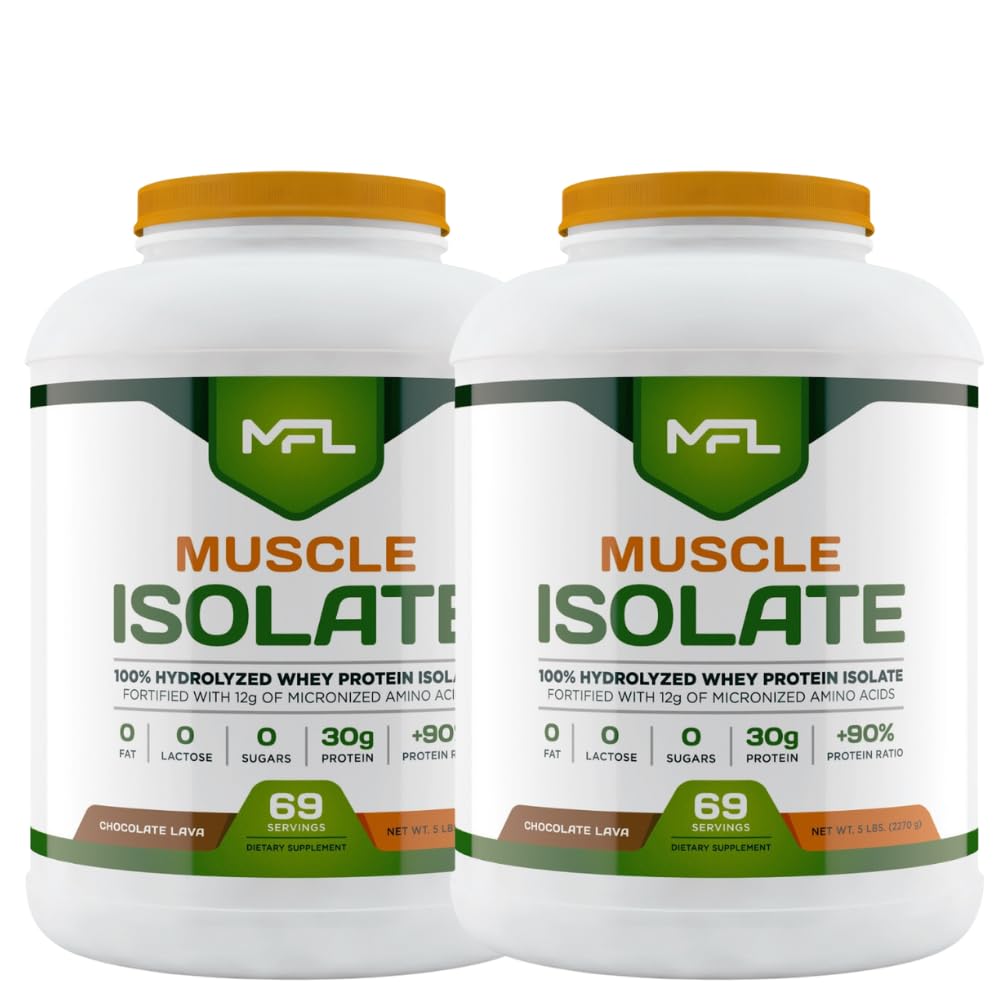 Muscle Isolate Protein, 5 pounds - 2 Pack (Chocolate)