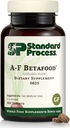 Proceso estándar Betafood A-F - Soporte para hígados sin gluten, metabolismo colesterol y suplemento de soporte para vesícula biliar con vitamina A, yodo, vitamina B6-360 Cuadros