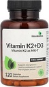 Futurbios Vitamina K2 + D3, 120 cápsulas