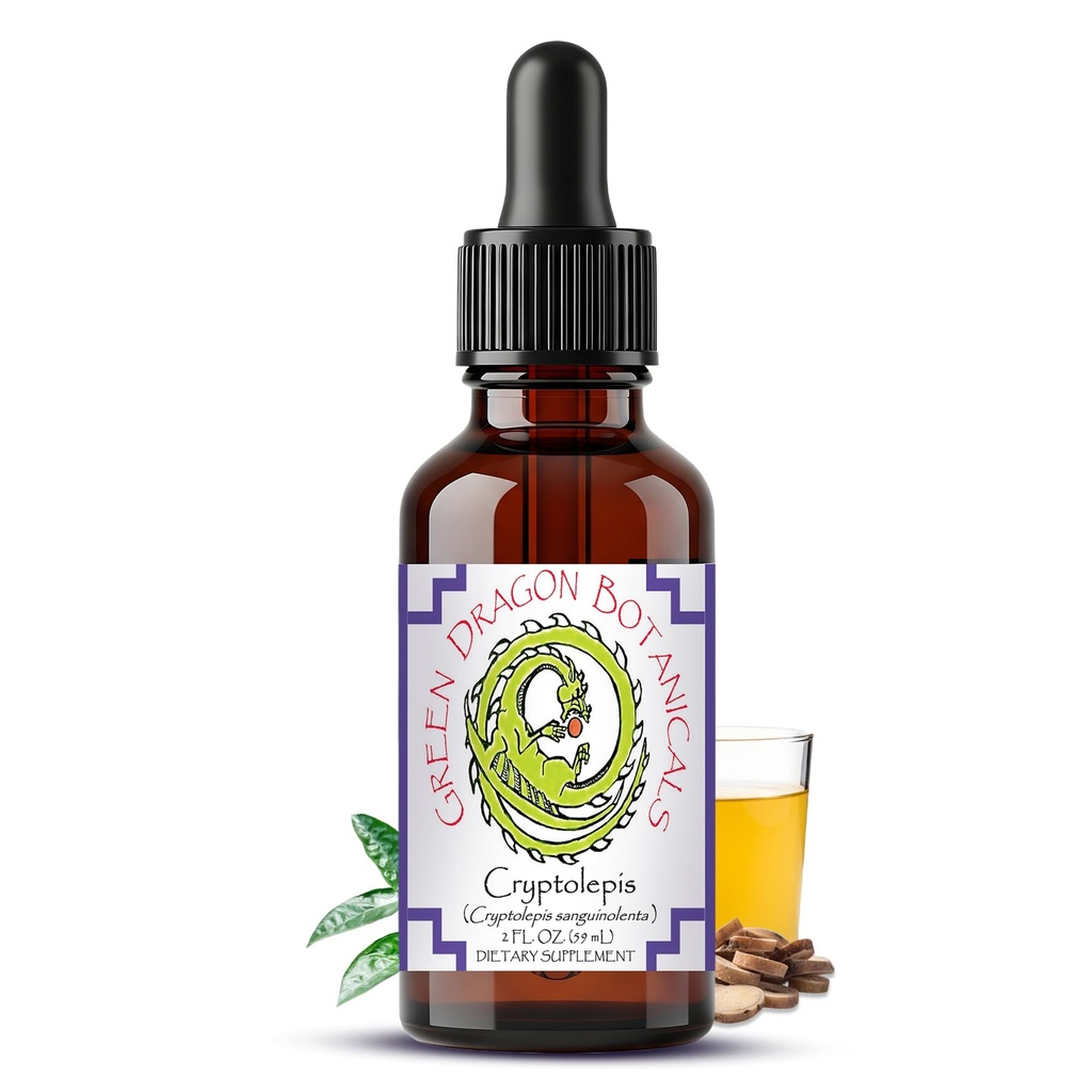 Cryptolepis Tincture Liquid Extract | Cryptolepis Sanguinolenta Root Herbal Drops | Immune Support† Supplement | Buhner Protocol Inspired | Plant-Based Herbal Extract (2 fl oz)