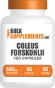 BulkSupplements.com Coleus Forskohlii Extract Capsules - Forskolin Supplement, Forskolin Capsules - Herbal Supplement, Gluten Free, 1 cápsula por Serving, 60 cápsulas (Pack of 1)