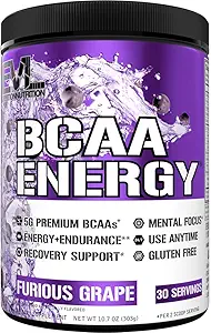 EVL BCAAs Amino Acids Powder - Rehidrating BCAA Powder Post Workout Recovery Bebida con Caffeine Natural - BCAA Energy Pre Workout Powder para la recuperación muscular Lean Growth and Endurance - Green Apple