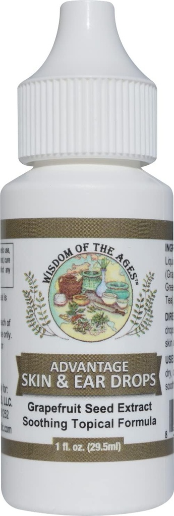 Ventaja de piel y gotas de oído