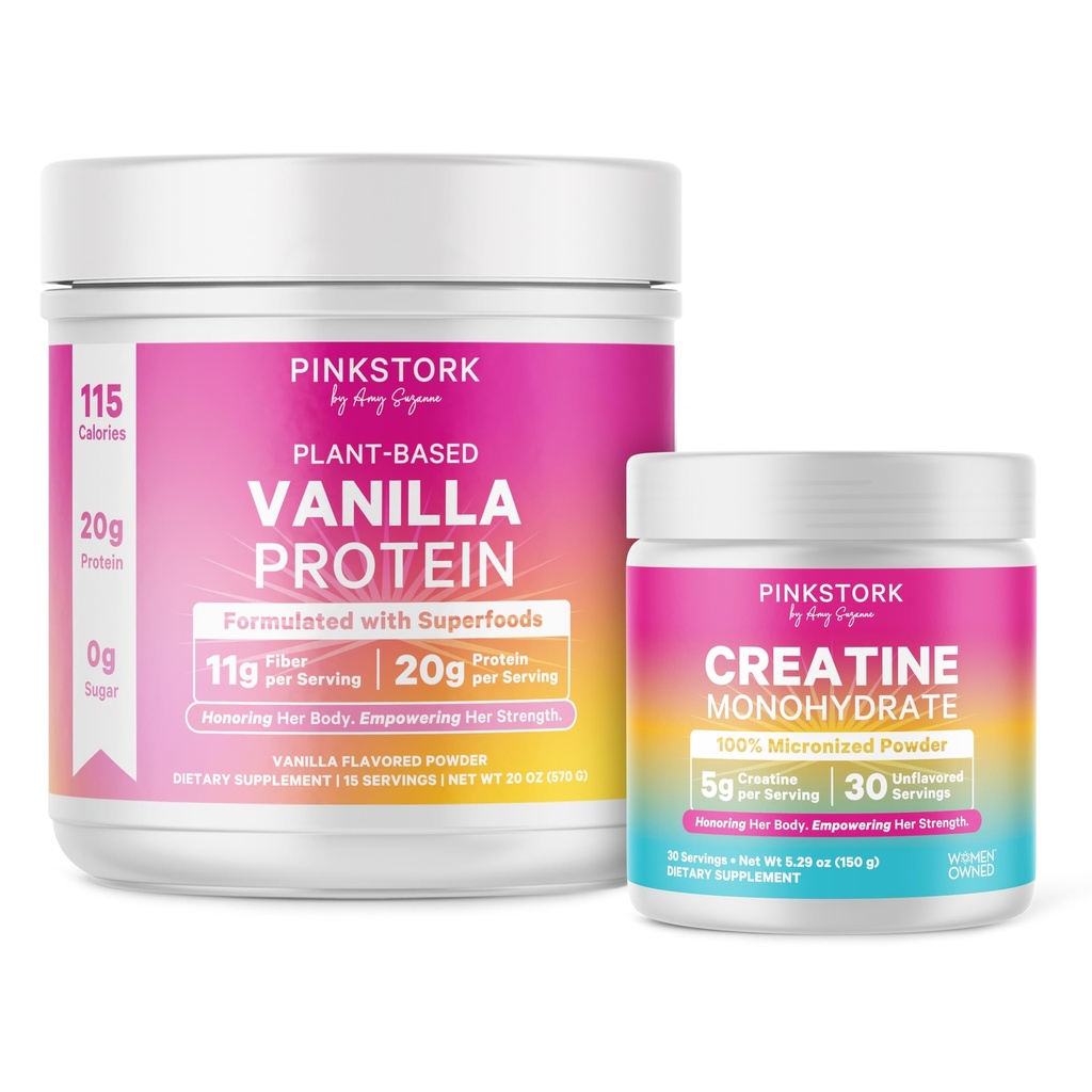 Pink Stork Workout Supplements for Women Bundle