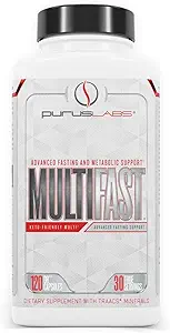 Laboratorios de Purus MultiFast Multivitamínico ← Ayuno avanzado " Apoyo metabólico " ← Vitaminas de ayuno intermitente ← Keto Friendly ← 30 Servimientos, 120 cápsulas