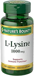 Bounty L-Lysine 1000 mg Tabletas 60 ea (Pack of 2)