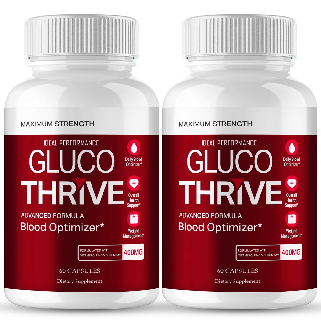 IDEAL PERFORMANCE Gluco Thrive Capsules, GlucoThrive Pills Reviews (2 Pack)