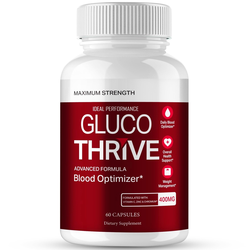 IDEAL PERFORMANCE Gluco Thrive Capsules, GlucoThrive Pills Reviews (60 Capsules)