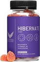 Alto nivel Hibernate Sleep Gummies Adulto, Pasión Fruit Gummy con Melatonina, Vitamina B6 &amp; Passiflora, Extra Strength, Non Habit Forming, Vegan, Gluten Free, 60 Conde, Sleep Support Suplemento