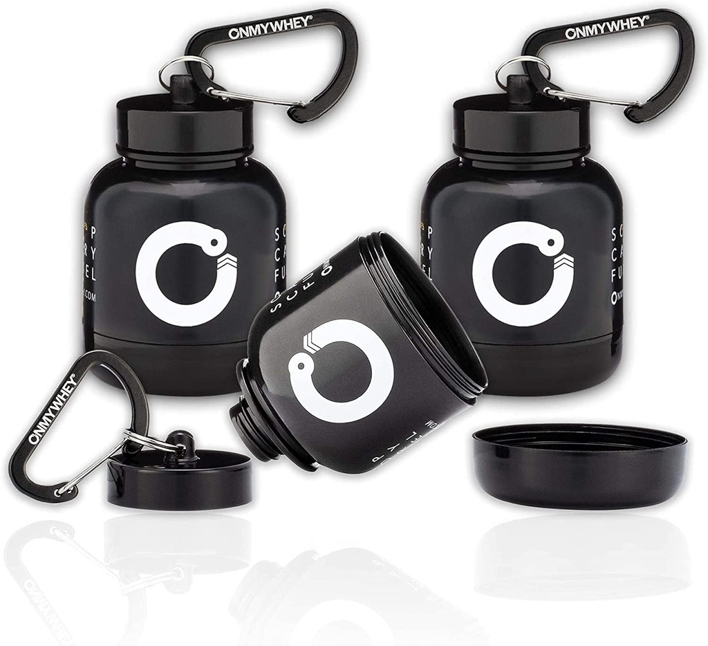 ONMYWHEY - Proteína portátil y suplemento embudo de polvo llave - moderno 3-pack