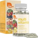 Zahler - Multivitamina con Probióticos para la Salud Digestiva (60 cápsulas) Kosher Multi Vitaminas para la Salud Gut, Regularidad Saludable Apoyo para Hombres y Mujeres - Píldoras de Digestión Probiótica para Adultos