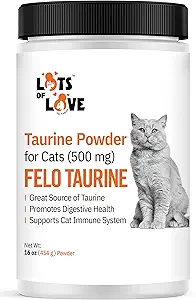 FELO Taurina - Suplemento Taurino para gatos, Taurina para gatos, Polvo Taurino para gato - 16 Oz, Polvo (Thomas Pet anterior)