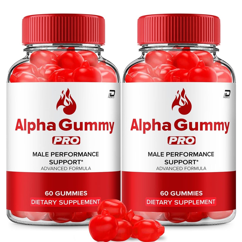 Alpha Gummy PRO Multivitamin Gummies – AlphaGummyPro Advanced Support with Natural Ingredients Chewable Daily Supplement (2 Pack – 120 Gummies)