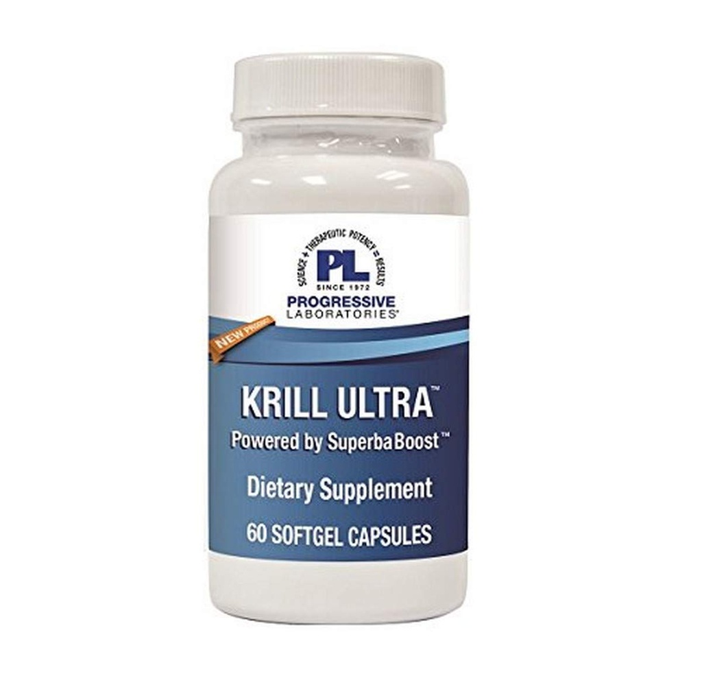 Progressive Labs Krill Ultra Softgels, 60 Count