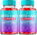 Valor propuesto: (2 Pack) Keto ACV Gummies Advanced Apple Cider Vinegar 1000MG Vitamin Supplement Formula for Women Men with Folic Acid Beet Root (120 Gummies)