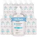 McKesson Hand Sanitizer Pump with Aloe, 8 oz [Pack of 24] Bulk, 62% Ethyl Alcohol