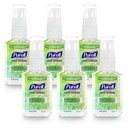 Purell Advanced Hand Sanitizer Naturals with Plant Based Alcohol, Citrus Scent, 2 Fl Oz Travel Size Pump Bottle (Pack of 6)- 9623-04-EC
