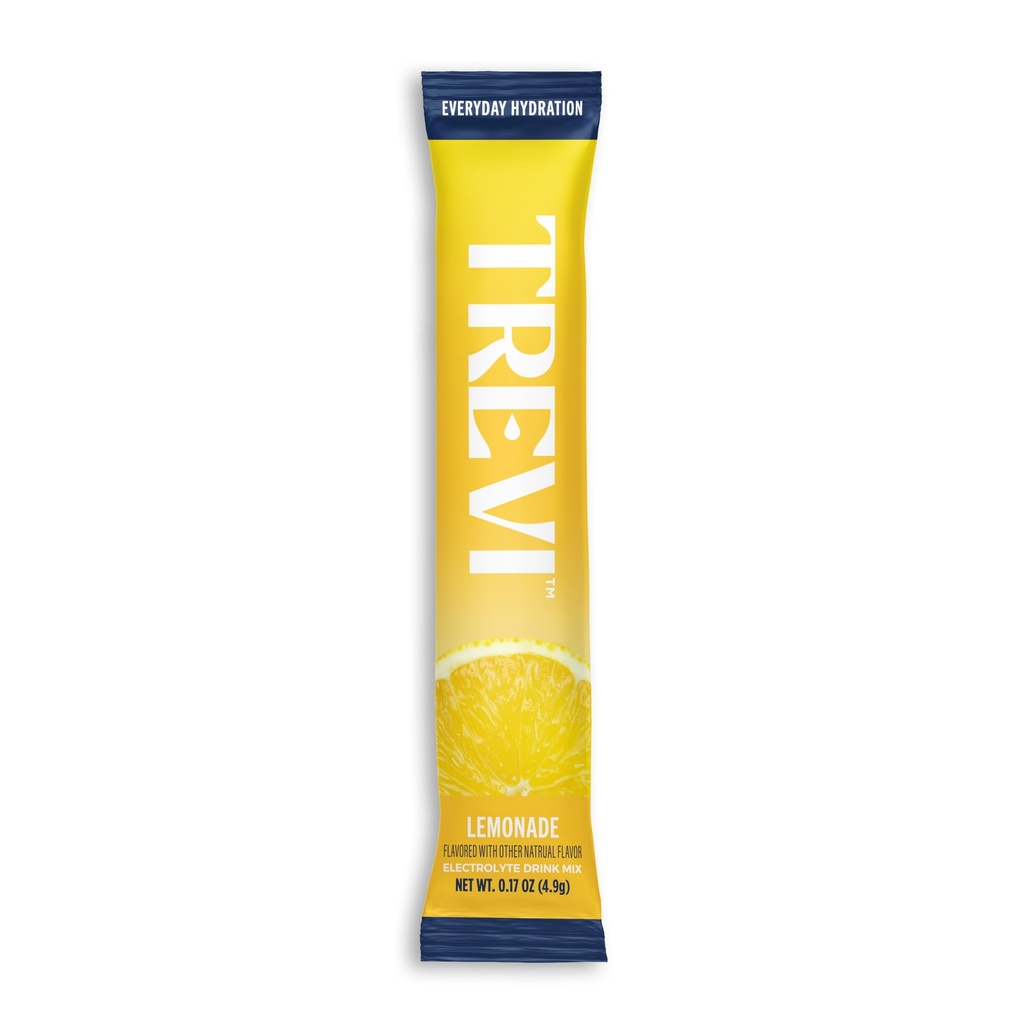 TREVI Electrolytes Powder Packets, Sugar Free Hydration, Lemonade 20 Pack