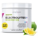 Livingood Daily Electrolytes Powder, Electrolytes Hydration Powder with Vitamin C, Taurine, D Ribose " FOS, Sugar Free Electrolyte Drink Mix, Keto, Gluten Free, Lemon Lime Flavor, 30 Servings
