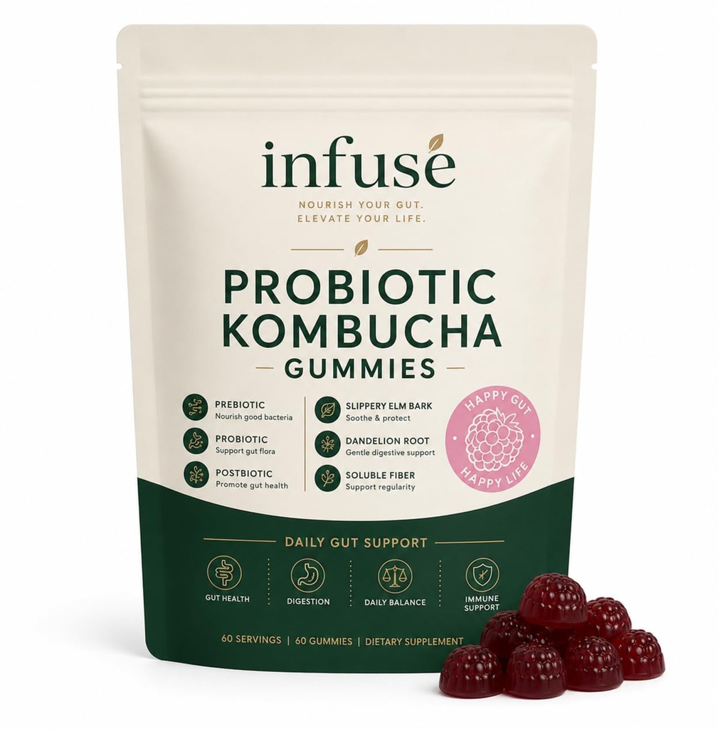 Infuse Probiotic Kombucha Gummies