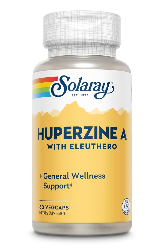 SOLARAY Huperzine A Capsules, 50mcg | 60 Count