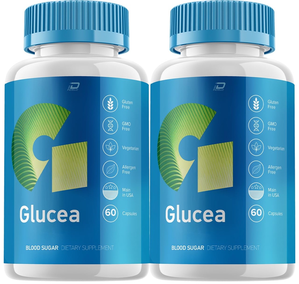 Glucea Metabolic Support - Glucea Support Supplement Pills, Glucea Advanced Formula Capsules Reviews Fence (2 Pack - 120 Capsules)