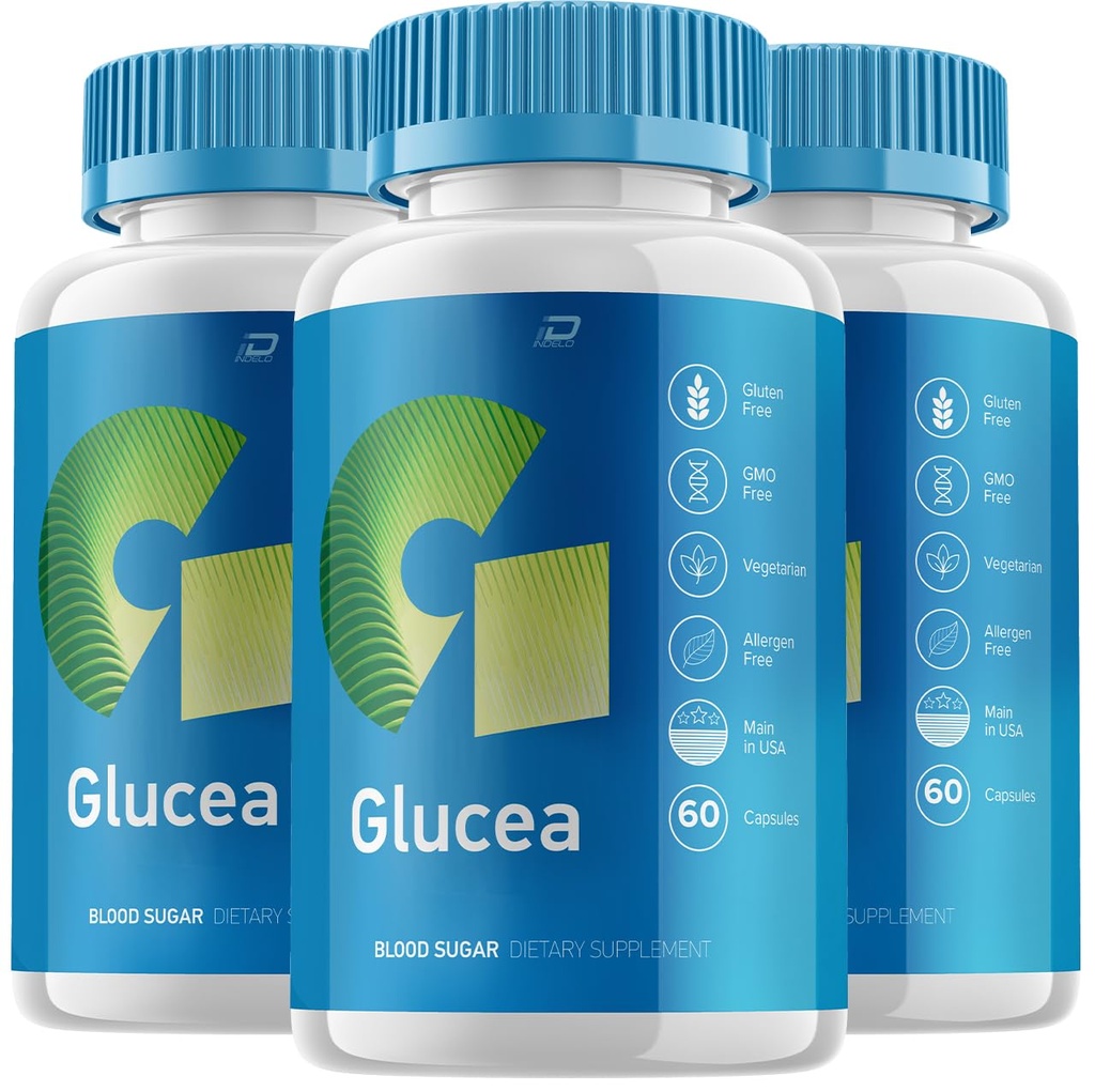 Glucea Metabolic Support - Glucea Support Supplement Pills, Glucea Advanced Formula Capsules Reviews Fence (3 Pack - 180 Capsules)