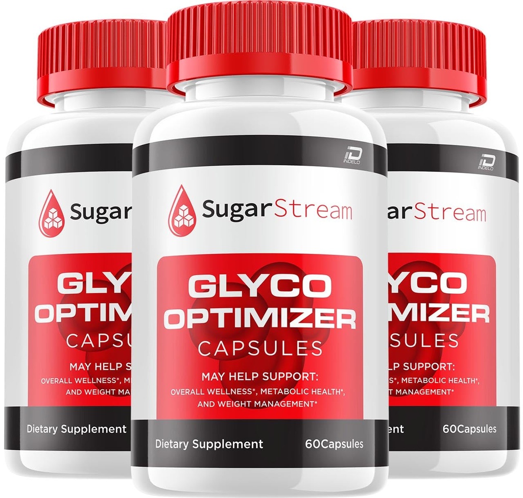 Sugar Stream Capsules – SugarStream Natural Blend Daily Health Supplement (3 Pack - 180 Capsules)