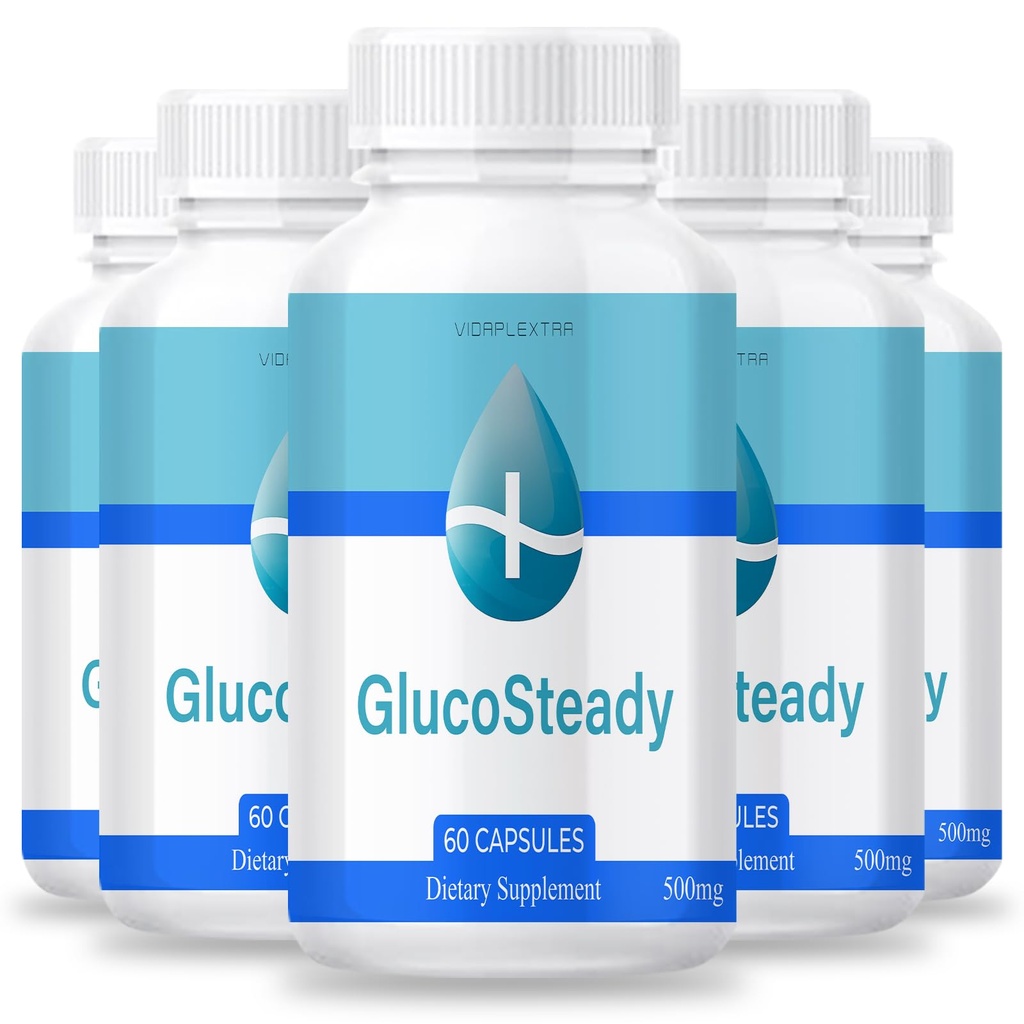 Gluco Steady - Gluco Steady Daily Balance Capsules (5 Pack, 300 Capsules)