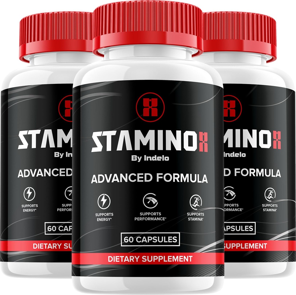 (3 Pack) Stamino – Advanced Formula Supplement Pills for Extra Strength & Daily Health Support (180 Capsules)