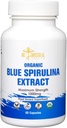 Blue Spirulina Capsules - Orgánico - 1000 mg - 60 cápsulas