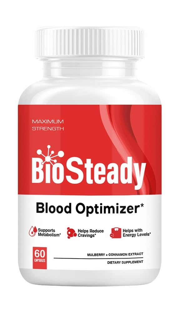 Biosteady Blood Optimizer, Bio Steady Pills, Official Biosteady Maximum Strength Formula