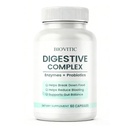 wuliao Biovitic Digestive Complex – Multi Enzyme Supplement for Digestive Support & Gut Balance – Daily Digestive Aid, 60 Capsules (1 Pack)
