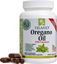 Oregano Oil Capsules, Organic Ingredients - Super-Strength, Grown in Spain, 90-ct Liquid-Filled - Organic Oil of Oregano Capsules with Enhanced Delivery