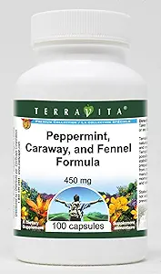 Peppermint, Caraway y Fennel Formula - 450 mg (100 cápsulas, ZIN: 517187)