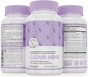 Nube 9 - Todos los suplementos de ayuda natural para el sueño - Relajando la vitamina &amp; Herbal Fórmula - 10mg Melatonin Calcium Magnisium L-Theanine 5-HTP GABA St. John's Wort Ashwagandha Chamomile &amp; Más 60 cápsulas veganas