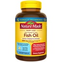 Nature Made Extra Strength Omega 3 Fish Oil Supplements, 2800mg, Fish Oil Omega 3 Supplements as Ethyl Esters for Healthy Heart, Brain, Eyes, Mood Support, 60 Softgels, 30 Day Supply
