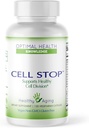 CELL STOP - Powerful Cell Division Support, Propriety Blend incluye Curcumin, Green Tea, Reishi Mushroom, Turquía Tail Mushroom, Broccoli Extract, 1,3/1,6 Beta Glucan, and Other - 120 Veggie Capsules
