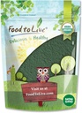 Alimentos para Viviente Clorella Polvo Orgánico, 8 onzas - No GMO, Kosher, Algas Verdes Raw, Superalimentos Vegan, Bulk, Proteína Verde Pura Vegan, Rica en Vitaminas y Minerales, Grande para Bebidas, Muro de Célula Rota