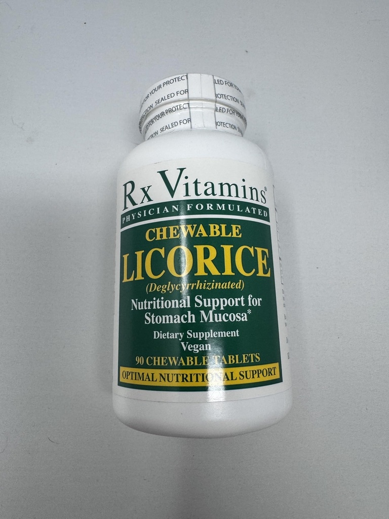 Rx Vitamins DGL Licorice 500 mg - 90 Tablets