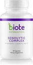 Nutracéuticos de Biote - Complejo SENOLYTIC - Antioxidantes + Envejecimiento saludable (30 cápsulas)