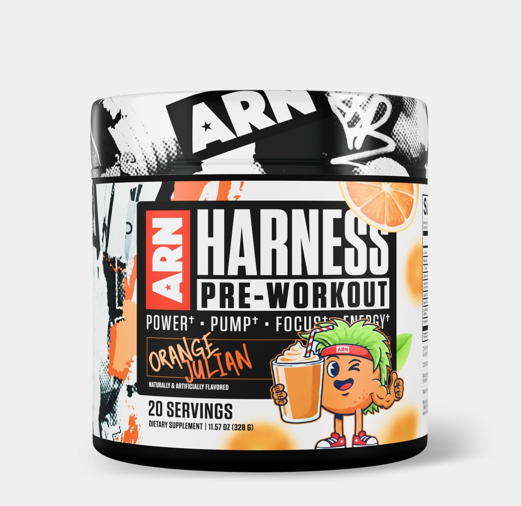 Arms Race Nutrition | ARN | Harness Pre-Workout (20 Servings) (Orange Julian)