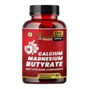 Humming Herbs Calcium Magnesium Butyrate Capsules for Bone Health, 90 Count