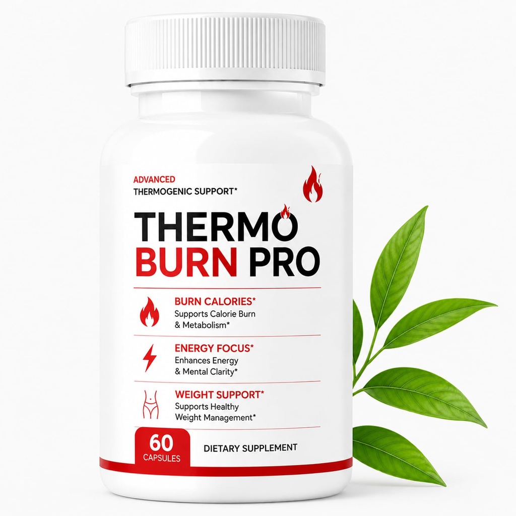 Thermo Burn Pro Capsules - Daily Wellness Formula, Powerful Metabolism Booster and Energy Support Supplement, for Active Lifestyles