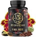 Fenix Focus – Premium Nootropic Formula with Caffeine (Fast & Slow), L-Theanine, B12, Tyrosine, Choline, Artichoke – 100 Capsules