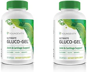 Youngevity Ultimate Gluco-Gel -for Joints, Tendons, Bones & Cartilage  Contiene Glucosamine, Gelatin &amp; Manganese ← 2 Bottles