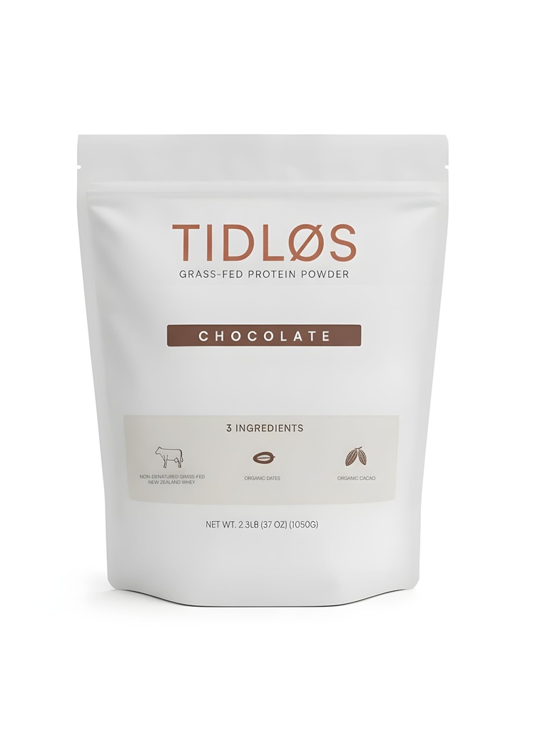 TIDLOS Grass-Fed Protein Powder (Chocolate)