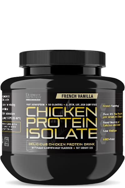 Ultimate Nutrition Chicken Protein Isolate Gluten Free Vanilla Single Serving (32g)