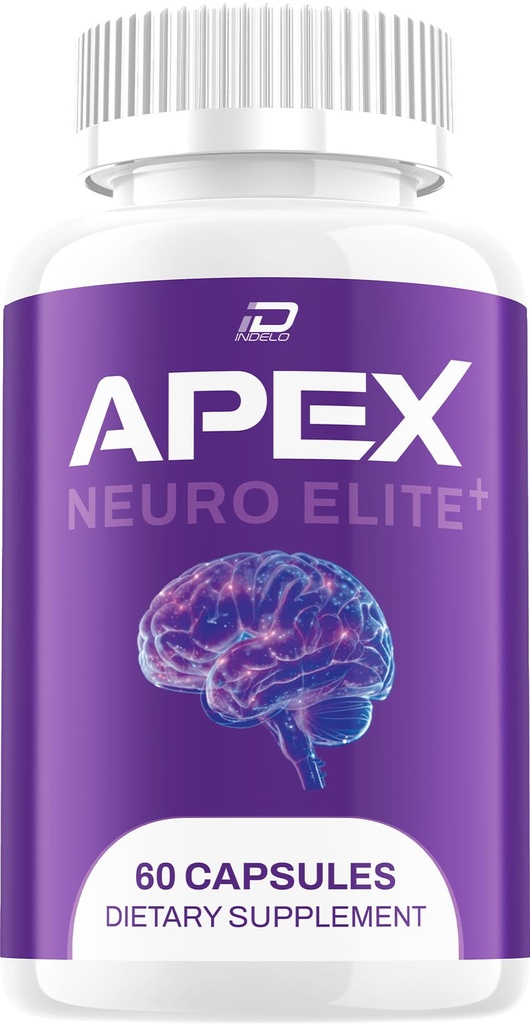 Apex Neuro Elite Advanced Formula Supplement, ApexNeuro Elite Pills Natural Ingredients for Health - 1 Pack - 60 Capsules